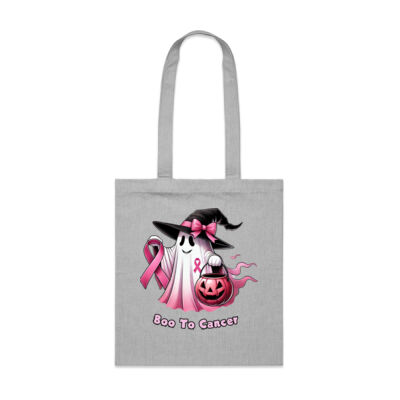 Boo To Cancer Tote Bag Thumbnail